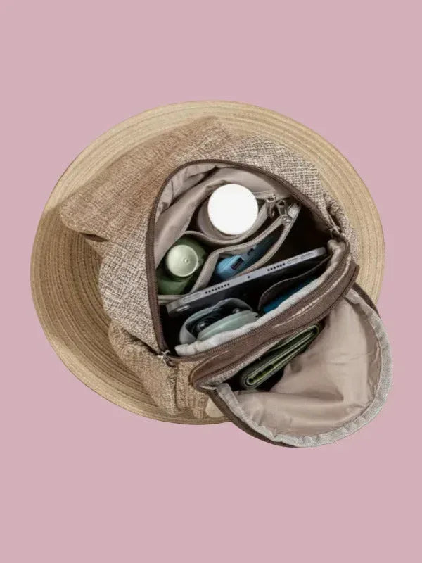 Handwoven Flower Pattern Multifunctional Backpack - MozaWear