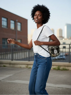 Sofa Straw Cat Pattern Printed Drawstring Backpack