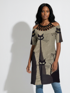 Slim Loose Fit Ultra-Casual Style Suitable Dress